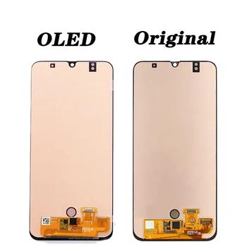 Original SUPER AMOLED-For Samsung Galaxy A50 SM-A505FN/DS A505F/DS A505 LCD-Skærm Touch screen Digitizer Assembly