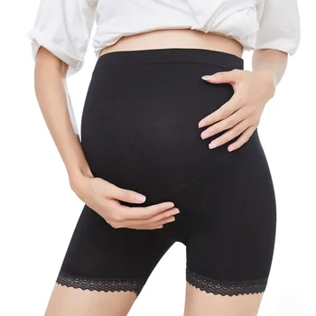 Engros Gravid Undertøj Kvinder Anti Gnidning Boksere Trusser Med Høj Talje Blonde Undertøj Stramme Shorts Sikkerhed Bukser Anti Gnidning