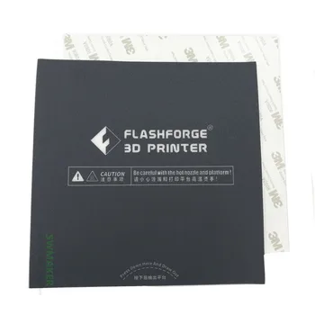 2stk Flashforge Eventyrer 3 3D-Printer Mørk grå Opvarmet Seng Tape Udskrive Mærkaten Bygge Plade Tape