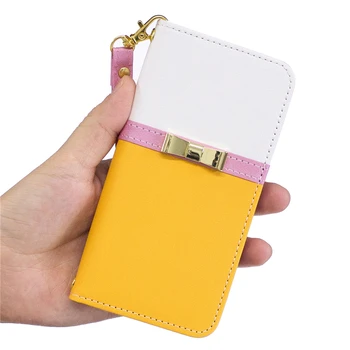 Kort Slot Wallet Læder taske Til iPhone 12 mini-11 Pro XS Antal XR-X Kosmetiske Makeup-Spejl Tilbage Dække For iPhone 7 8 6s Plus SE