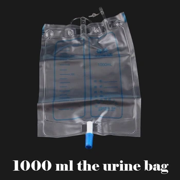 Mænd Urinaler Latex Urin Indsamler Sengeliggende Åndbar Urin Pose Urininkontinens