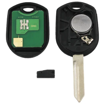 4-Knappen Keyless Smart Fjernbetjening Nøgle Kontrol 315/433MHZ Med 4D63 Chip for Ford Mustang Exploror Kant FCC ID: CWTWB1U793
