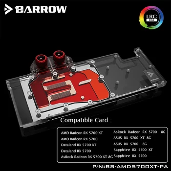 Barrow GPU Vand Blokere For AMD Radeon RX 5700 XT AsRock ASUS Radeon RX 5700 XT 8G støtte originale bagplade BS-AMD5700XT-PA