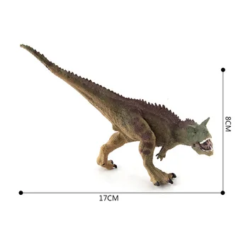 Dinosaur Model Action Figurer Carnotaurus Stor Størrelse Jurassic Verden Solid Dinosaur Park Simulering Dragon Legetøj til Børn Dreng Gave
