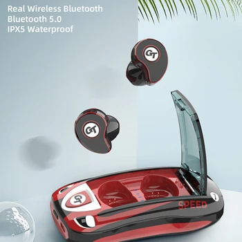 T911 TWS Trådløse Bluetooth Hovedtelefoner Sports Headset Mega Bass HIFI Hovedtelefoner med GT Speed Car-Modellen Opladning Sagen til Smartphones
