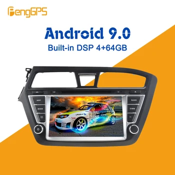 Android 9.0 4+ 64GB px5 Indbygget DSP Bil DVD-Afspiller Multimedie Radio For HYUNDAI I20+ GPS-Navigation