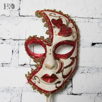 H&D Et Par Par Smukke Venetianske Maskerade Masker Part Kostumer Tilbehør