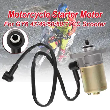 Motorcykel Starter Motor Knallert Elektriske Startmotor For GY6 47/49/50/60/72CC Scooter, ATV Tilbehør