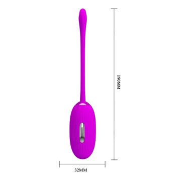 Sex Legetøj Til Kvinder USB-Genopladelige Fjernbetjening Skeden Massage Vibrator Pulse Elektrisk Stød Silicone Vibrating Egg Bolden