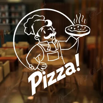 Pizza Kok, Pizzeria, Butik, Italiensk Mad Velsmagende Wall Sticker Vinyl Interior Køkken Indretning Decals Aftagelige Tapet Vægmalerier 4411