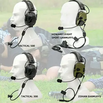 Taktisk headset tilbehør Y-linje, der er egnet til høreværn beskyttende høreværn taktiske elektronisk skydning headset