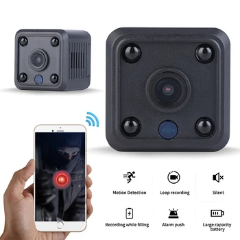1080P Trådløse Mini WiFi Kamera Hjem Sikkerhed Kamera IP-CCTV-Overvågning IR Night Vision, Motion Detect Baby Monitor P2P