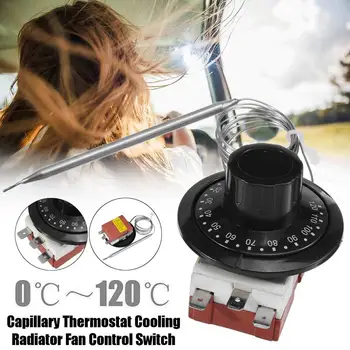 0-120 Graders Termostat Cooling Fan Radiator på Knappen for bilmotorer