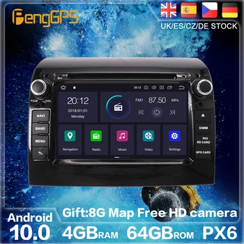 Android-10 PX6 For Fiat Ducato 2006-2011-2019 GPS-Navigation, Auto Radio Stereo Bil DVD-Mms-Auto-Afspiller Styreenhed Ingen 2DIN