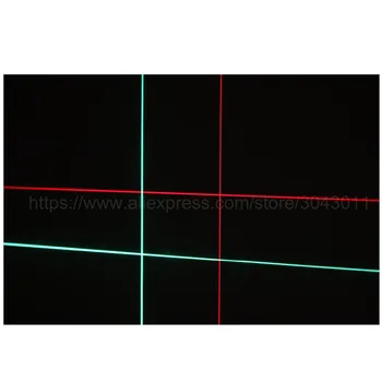 Bærbare Rød/Grøn 2 line Laser Niveau Selv-Nivellering Indendørs og udendørs Vandret og Lodret på Tværs af Linje Dekoration værktøjer