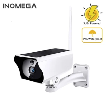 INQMEGA Solar Powered WiFi IP-Kamera, 1080P IP65 Udendørs Opladning af Batteriet Trådløs Sikkerhed Kamera PIR Bullet Overvågning CCTV