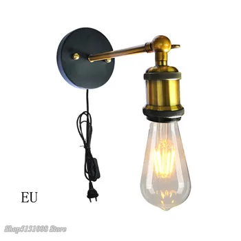 Vintage væglampe EU/US Stik E27110V-240V Stue, Soveværelse Sengen LED Væg Sconce Retro Industrielle Væg Lys indretning uminaria