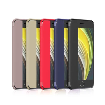 2020 Luksus Læder Smart Spejl HD Clear View Flip Phone Case For iPhone-11 Pro XS Max X XR 6 6S 7 8 Plus Beskyttende Cover