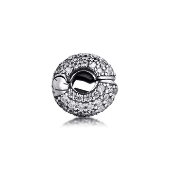 CKK Passer til Pandora, Slange Armbånd Kæde Mønster Klip Charms Sølv 925 Oprindelige Perler til smykkefremstilling Sterling DIY