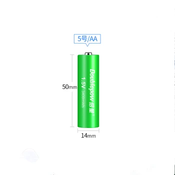 4stk/masse Nye 1.5 v 3400mWh AA genopladelige lithium batteri, intelligent hurtig opladning af dedikerede AA AAA batteri oplader