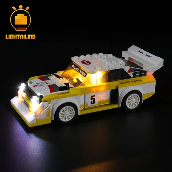 LIGHTAILING LED Lys Kit Til 76897 Hastighed Champions 1985 Sport Quattro S1 Legetøj Bil byggesten